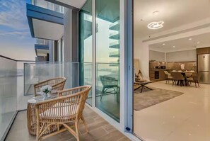 Comfort Apartment, Balcony, Beach View | Terrace/patio - Private Beach Pool Lux Beachfront (Dubai)