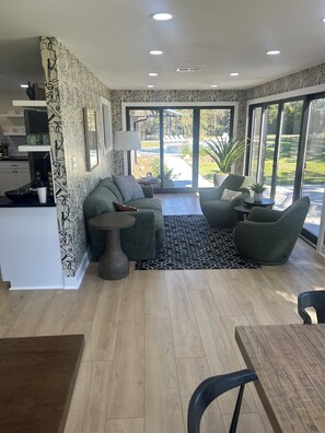 Interior -  RocknRoll Ranch a resort in Brenham, TX features an 85-foot guitar-shaped pool (Brenham)