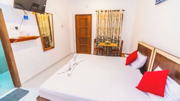 Desk, iron/ironing board, free WiFi