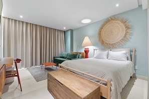 1 bedroom, iron/ironing board, WiFi, bed sheets - Bright studio at Hotel Mio with pool (Bucerías)