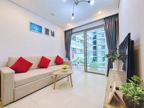 Apartment, 1 Bedroom, Balcony | Living area - The Song Luxury Apartment-Livi Homestay (Vũng Tàu)