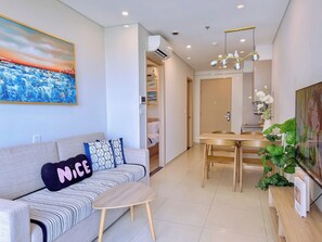 Apartment, 1 Bedroom, Balcony | Living area - The Song Luxury Apartment-Livi Homestay (Vũng Tàu)
