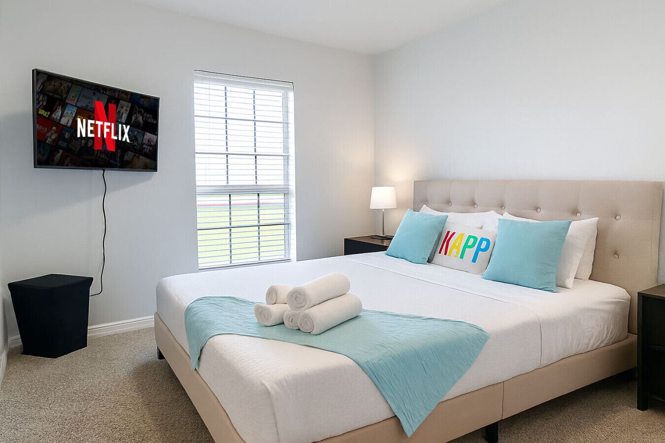 Iron/ironing board, WiFi, bed sheets