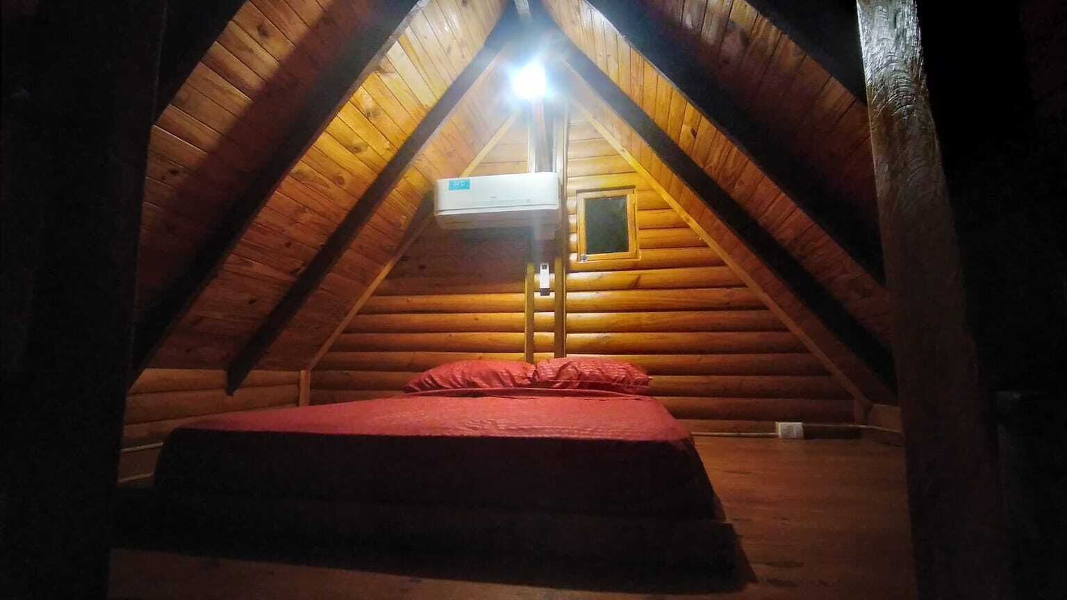 Family Cabin, Balcony, Courtyard View