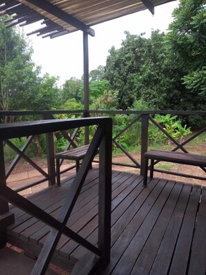 Family Cabin, Balcony, Garden View | Terrace/patio - Cabañas Misioneras  (San Ignacio)