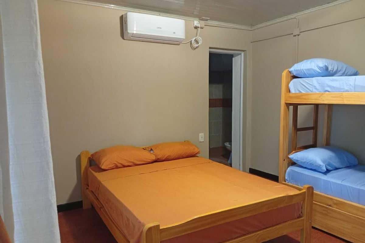 Memory-foam beds, free WiFi, bed sheets