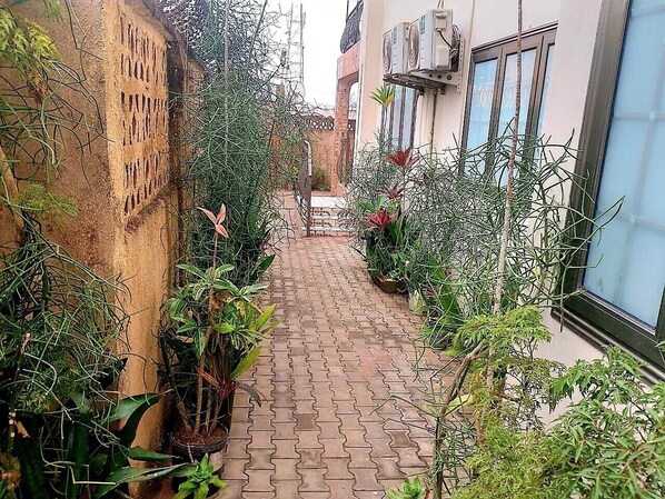 Overnattingsstedets uteområder