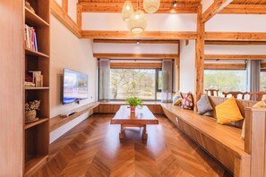 Casa Luxury, angolo cottura, lato lago | Vista dalla camera