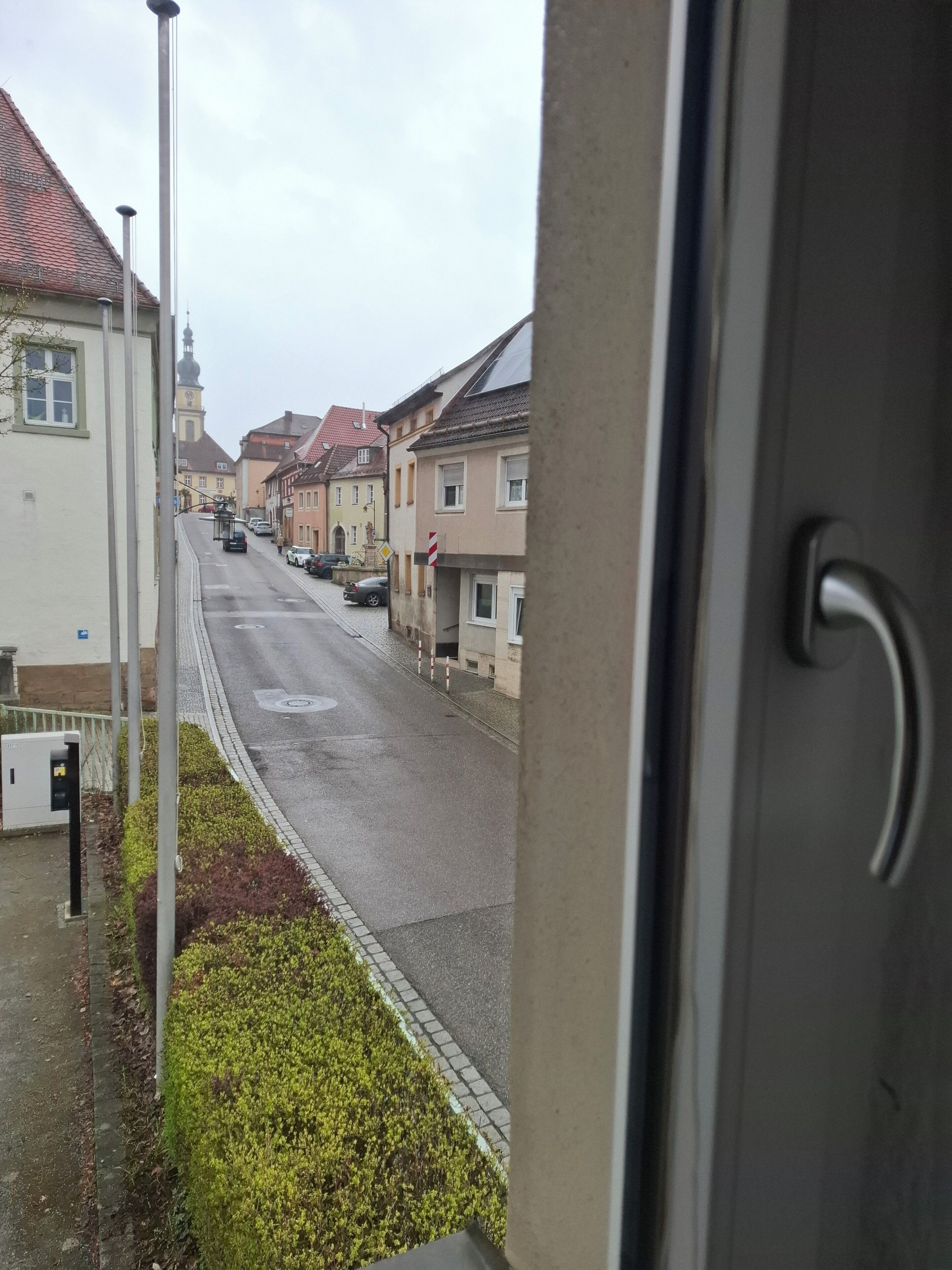 Blick von der Unterkunft