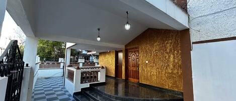 Fassade der Unterkunft