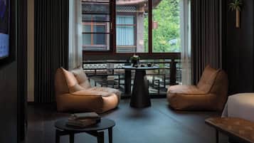 Luxury-Doppelzimmer, Blick auf den Innenhof