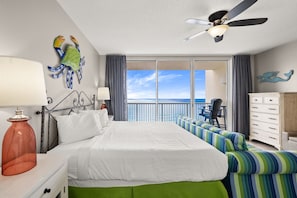 Iron/ironing board, free WiFi, bed sheets - Majestic 1709 | Coastal Studio Gulf-Front for 3 + Free Fun! (Panama City Beach)