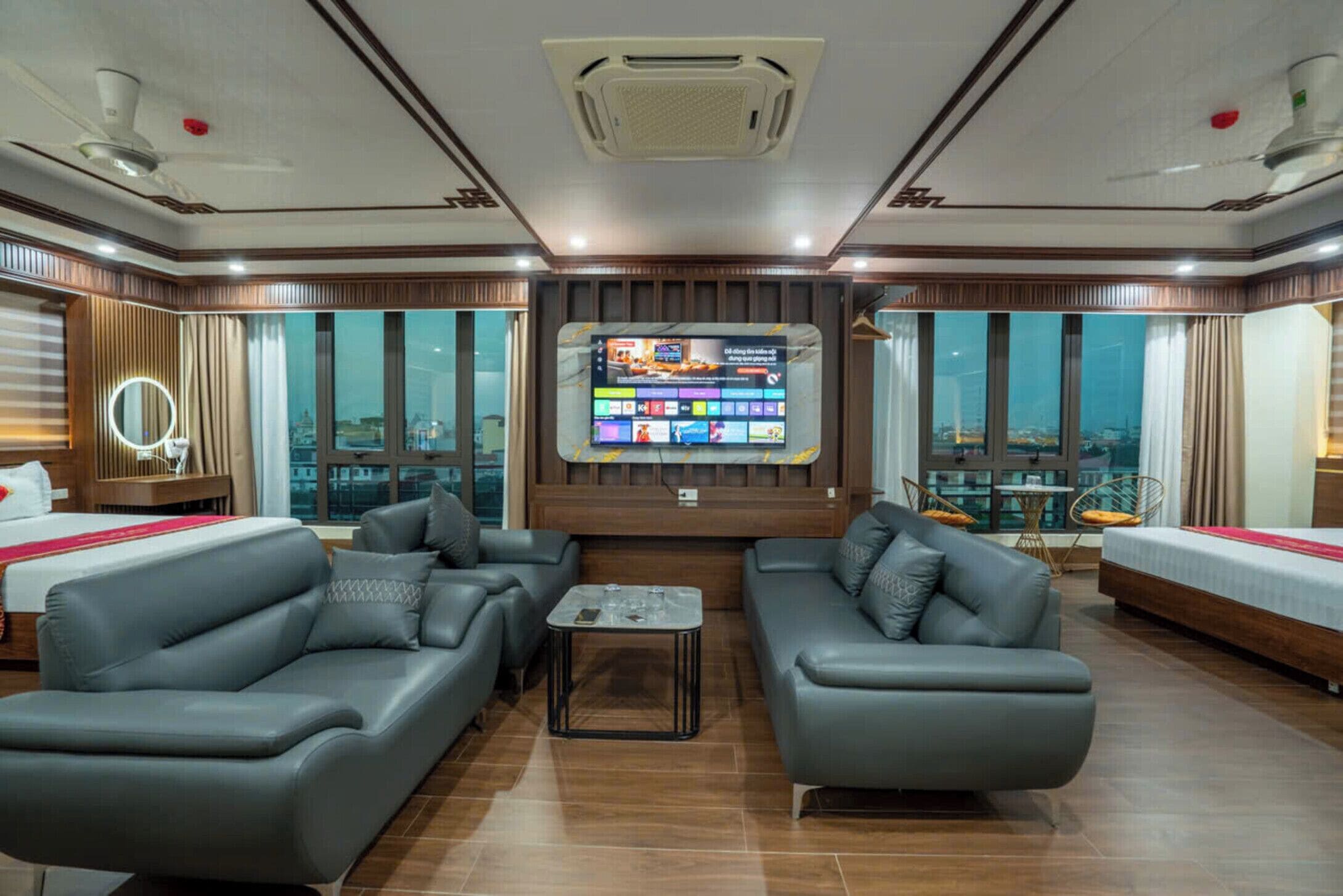 普通雙床房 | 獨特設計、獨特裝修、書桌、手提電腦工作空間