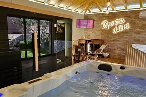 Bubbelpool inomhus