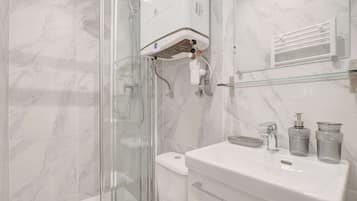 Hair dryer, towels