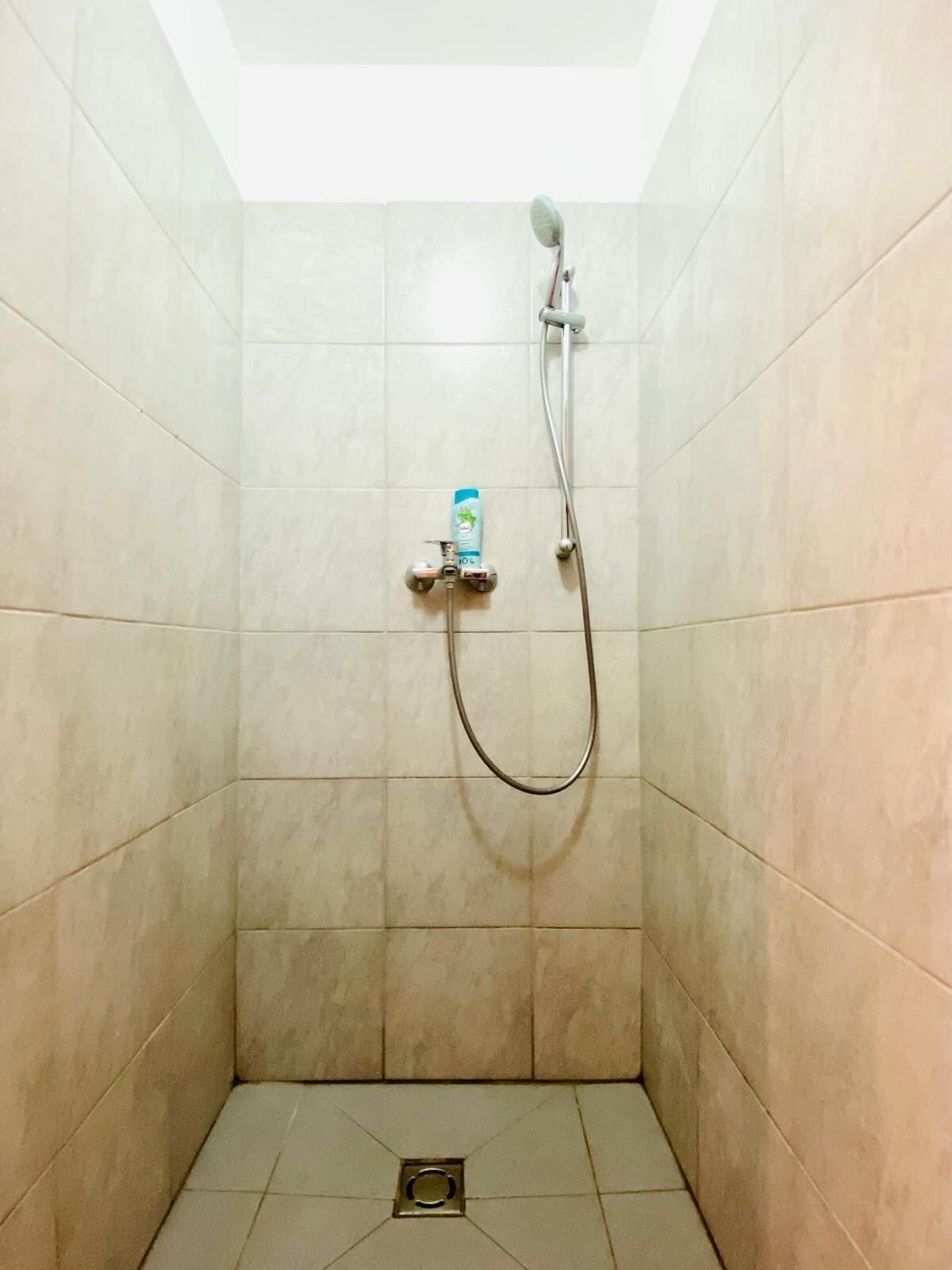 Basic Apartment | Bathroom | Shower, free toiletries, hair dryer, towels