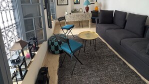 Living area - Family Riad with swimming pool (Marrakech)