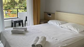 Chambre Double, balcon