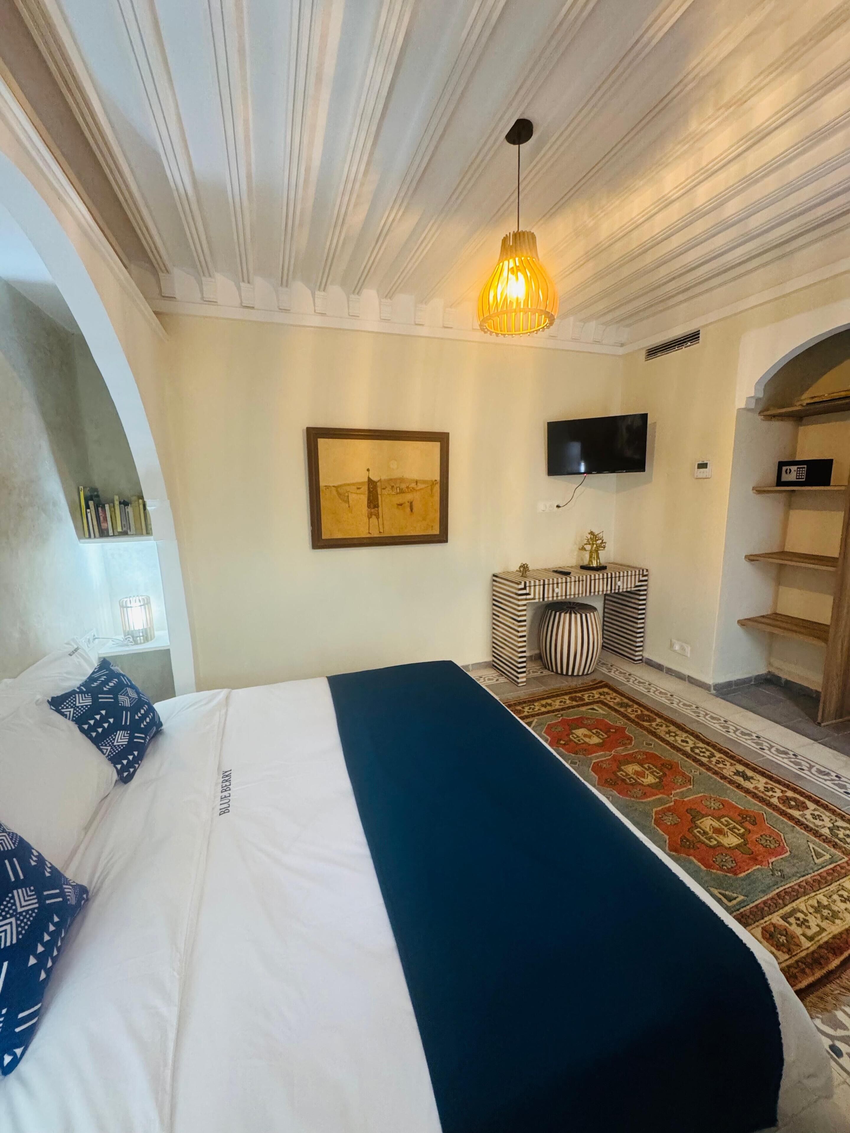 Superior-dobbeltværelse - rengøring - udsigt til pool | Pengeskab på værelset, lydisolering, strygejern/strygebræt, gratis Wi-Fi