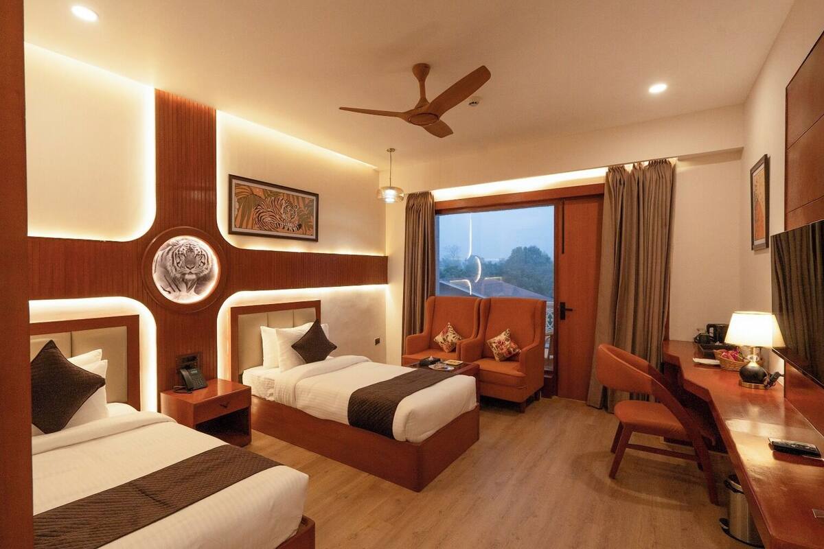 Premium Room, Pool View | Desk, laptop workspace, WiFi (free)