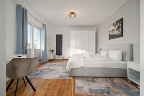 2 chambres, bureau, Wi-Fi gratuit