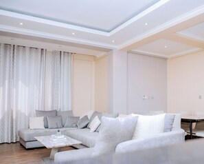 Living area - “Top Comfort. Best Rates. Perfect Location. Rubis Plaza Apartments.” (Kigali)
