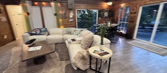 Stunning and private lake front sunrise and sunset views!