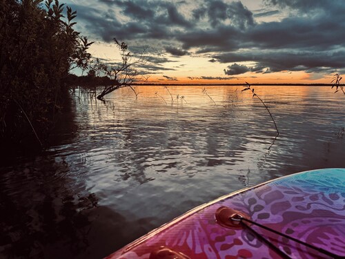Stunning and private lake front sunrise and sunset views!