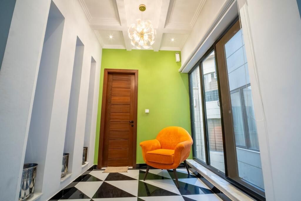 Deluxe Double Room, Mountain View | Living area