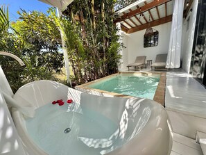 Terrace/patio - Private Pool Suite with outdoor tub in Rincon (Rincón)