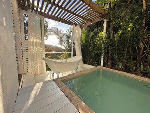 Terrace/patio - Private Pool Suite with outdoor tub in Rincon (Rincón)