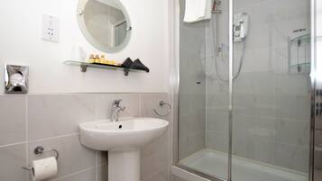 Hair dryer, towels