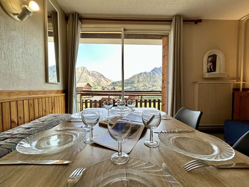 Studio 4 pers, au pied des pistes avec WiFi gratuit