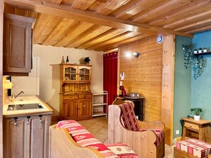 Interior - Cozy T2 with garden, pets welcome (Samoëns)