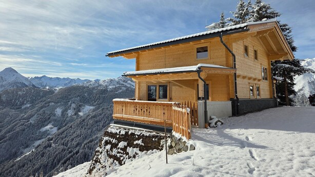 House | Exterior - Chalet at 1700m With Panoramic Views (Hippach)
