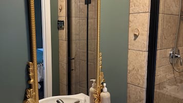 Serviettes fournies, savon, papier toilette