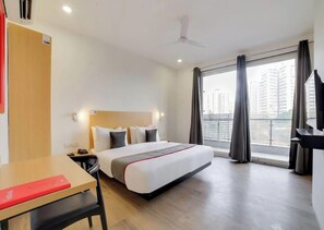 Superior Double Room, Balcony, City View | In-room safe, desk, laptop workspace, iron/ironing board - FLORA RESIDENCY (Gurugram)