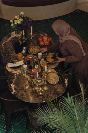Free daily local cuisine breakfast - Riad Mint  (Marrakech)