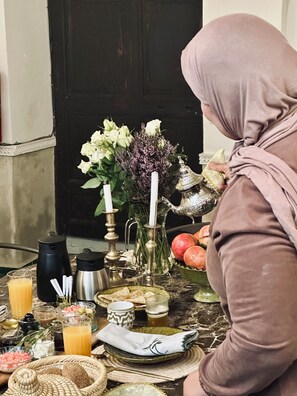 Free daily local cuisine breakfast - Riad Mint  (Marrakech)