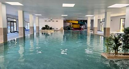 Mobil-home SPA Premium 40mÂČ - 2 chambres + Terrasse couverte + Clim rĂ©versible + TV 4 personnes