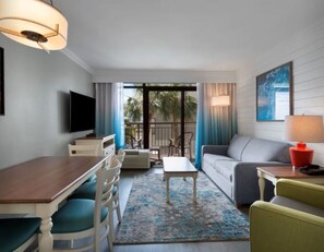 TV, DVD player, table football, ping pong