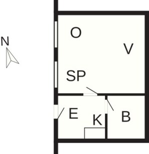 House | Floor plan - 4 Person Holiday Home in Hojer (Højer)