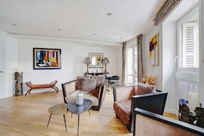 Apartment | Living room - Bright Apartment - 2br/4p - Muette/passy - Trocadero (Paris)