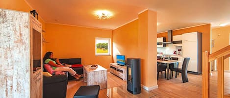 House | Living room | Fireplace