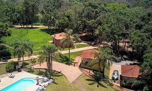 Grand Triple Room, Lanai, Pool View | Terrace/patio - PARQUE NATURAL ENCANTO DA MATA (Caconde)
