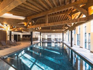 Apartment | Pool | Indoor pool, outdoor pool - Apartment With Mont Blanc View & Spa (Combloux)