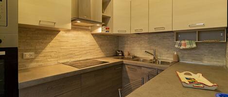 公寓, 阳台, 海景 | 私人厨房