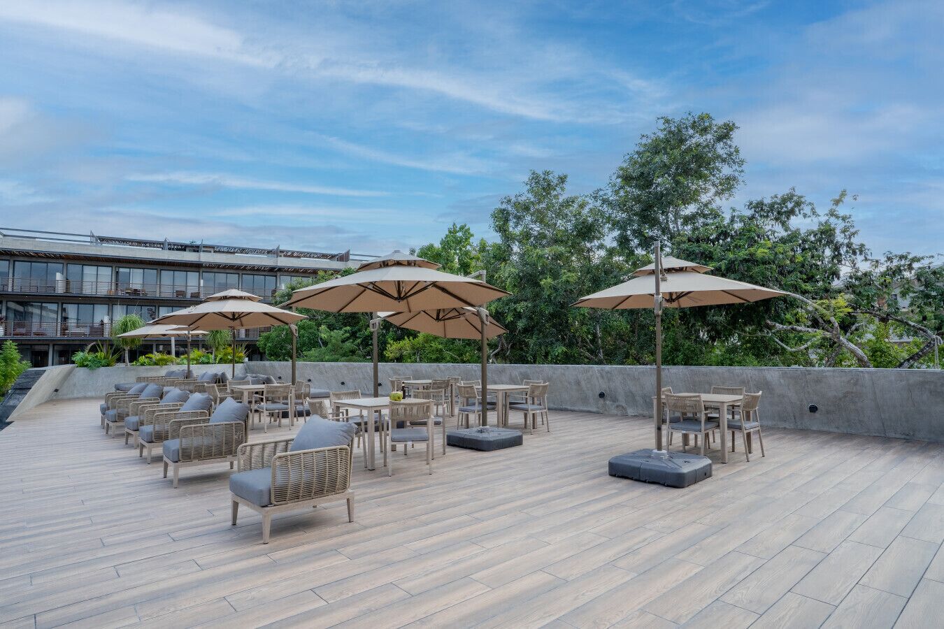 Udendørs spisemuligheder