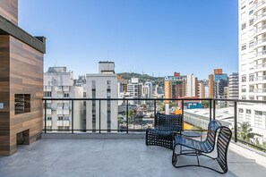Terrace/patio - Polo Central | 300MB Wi-Fi | Smart TV #CA94 (Florianópolis)