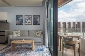 Living area - Refuge By The Sea (Puerto Morelos)